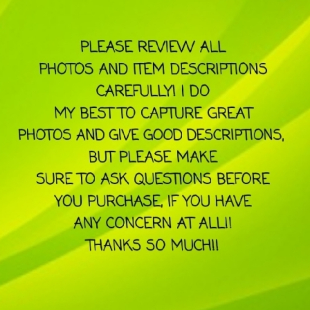 Please review all photos and descriptions!